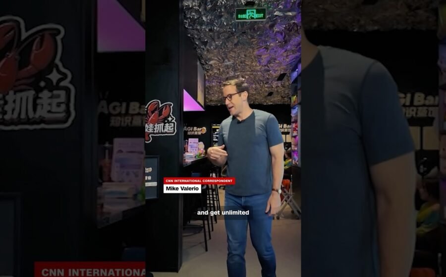 Beijing bar offers free access to AI tools