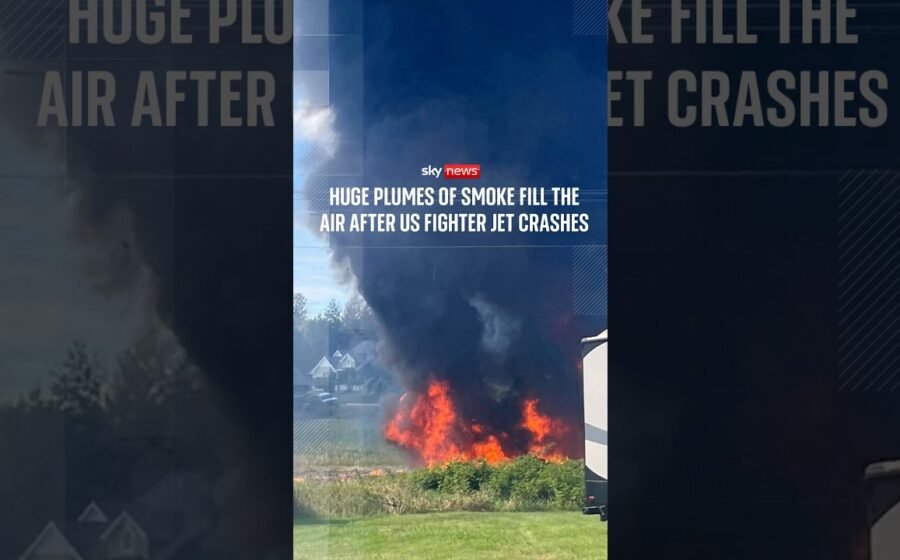 US fighter jet crashes