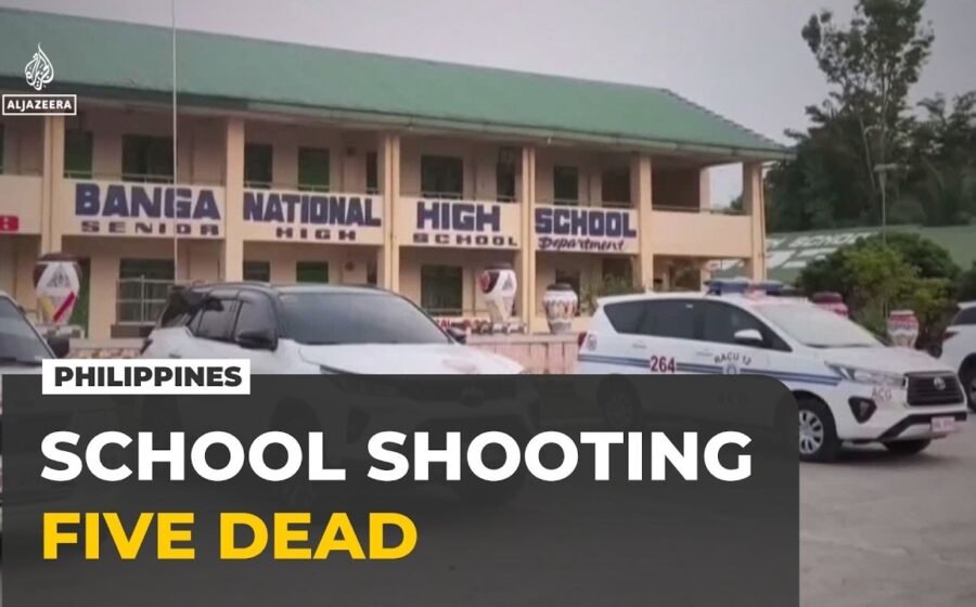 Philippines school shooting leaves five dead and 17 injured