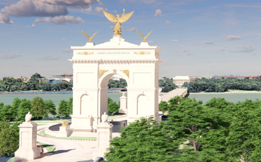FAA says Trump arch will not interfere with D.C. airport flight path