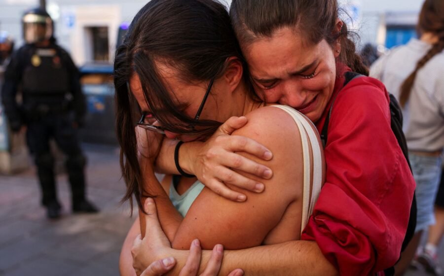 Spain housing crisis protest after 87-year-old woman evicted