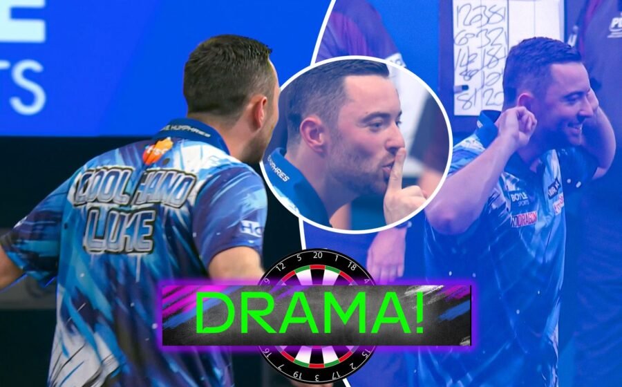 Crowd drama! Humphries shushes fan after World Grand Prix win