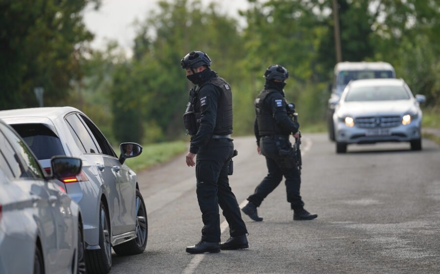 5 men arrested near a U.S.-run base bailed as UK police probe if there's an Iran link