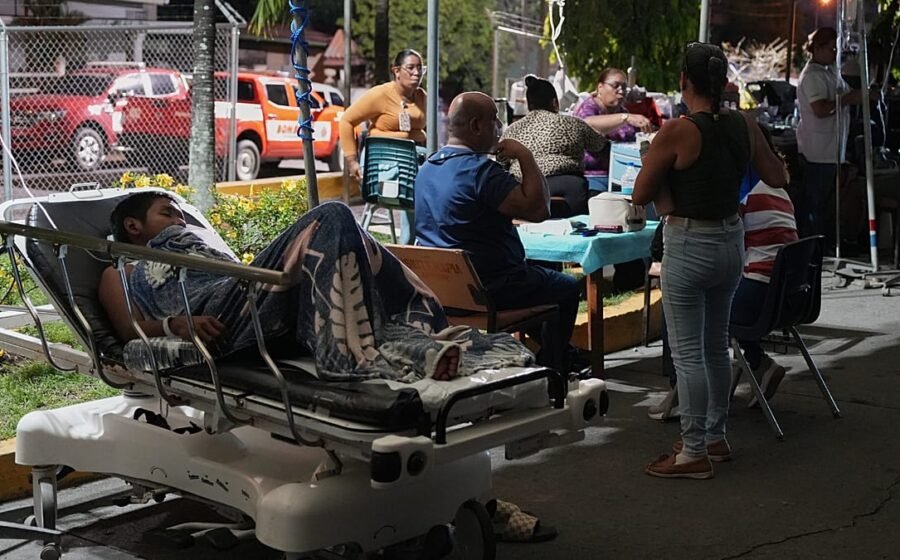 Panic in Panama as 7.7 quake hits, cathedral collapses and tsunami warnings spread