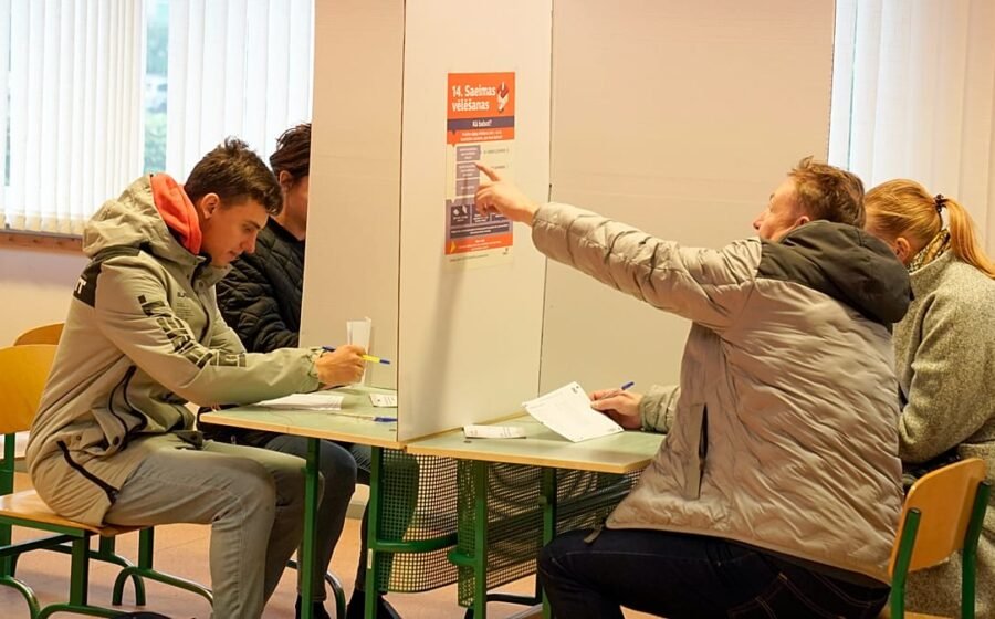 Latvians vote in parliamentary election amid concerns over rising cost of living and Russia