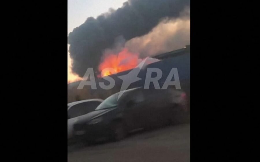 Fire rages at Yandex data centre after Ukraine drone attack