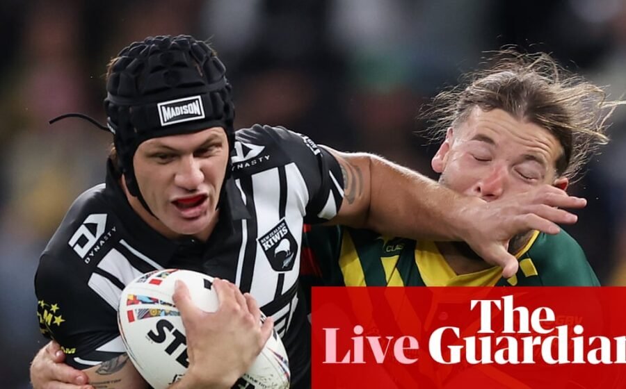 Australia v New Zealand: men’s Rugby League World Cup – live