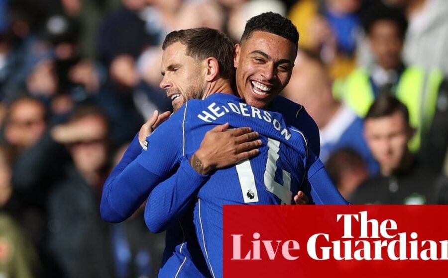 Chelsea v Bournemouth, Sunderland v Brighton, and more: football – live