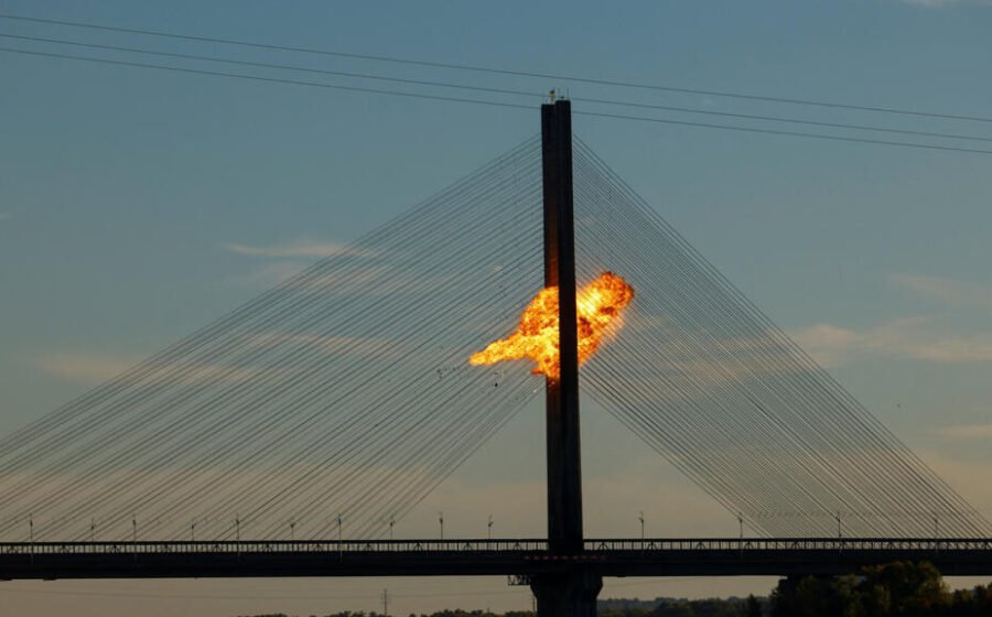 Russia strikes another major bridge across Kyiv's Dnipro river