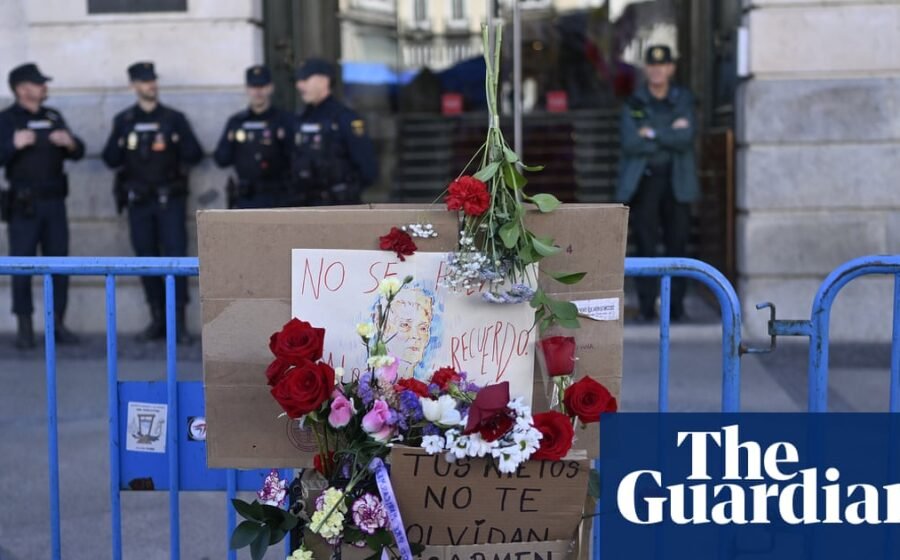 Thousands march in Madrid after death of evicted pensioner Maricarmen