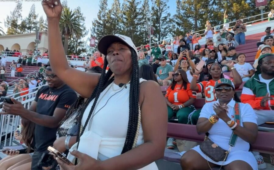 WATCH: Mom with flying fear drives to all son's college football games