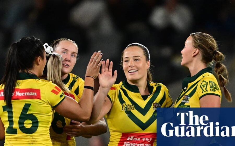Australia cruise past Samoa in women’s Rugby League World Cup opener