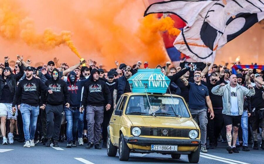 Police investigating antisemitic Nazi chants from Hajduk Split fans