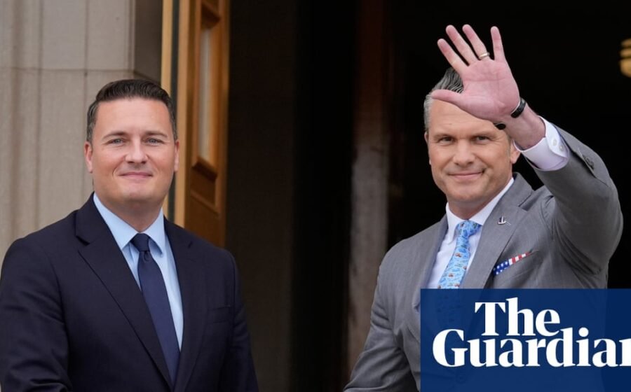 Wes Streeting urges US to back Ukraine on Washington visit after Starlink row