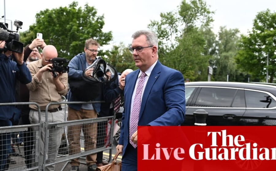 Former DUP leader Jeffrey Donaldson sentenced to 15 years for child sexual abuse – latest updates