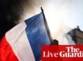 Violent street protests in France and Italy trigger stock and bond sell-off and send euro lower – business live