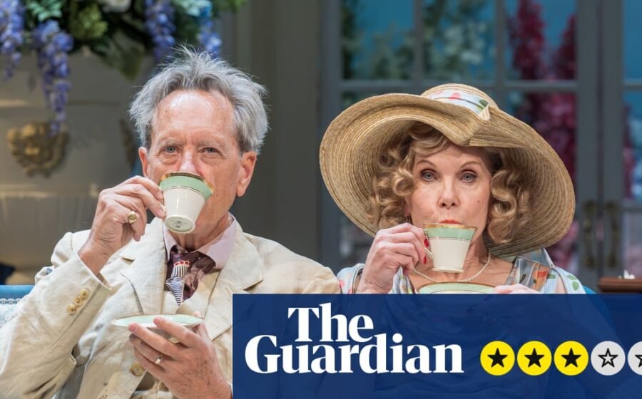 Hay Fever review – Richard E Grant and Christine Baranski host Coward’s country house shenanigans