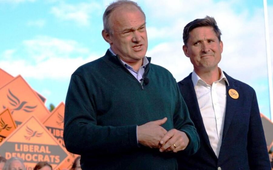 Lib Dem MP quits frontbench job over Ed Davey's leadership