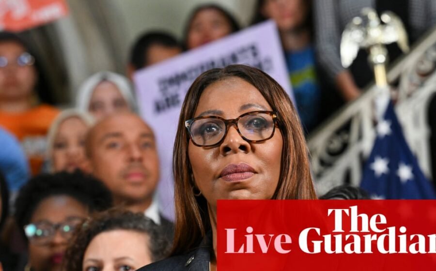 Hochul to address Cornell University case after appointing Leticia James to investigate alleged gang-rape – US politics live
