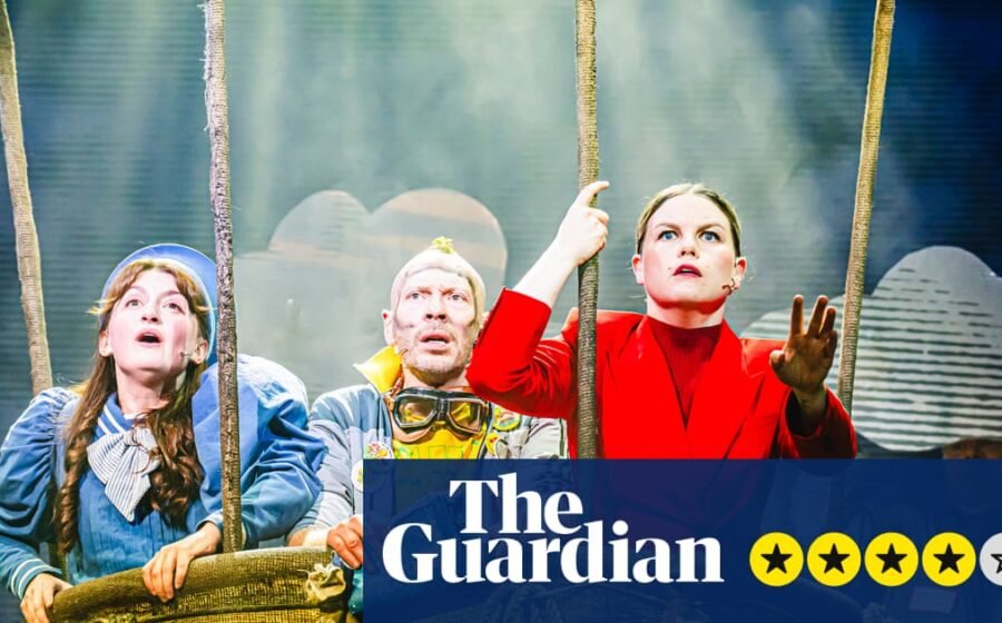 Balloon Girl review – tech tycoon swirls with tragic teen parachutist in a crackling, time-travelling climate romp