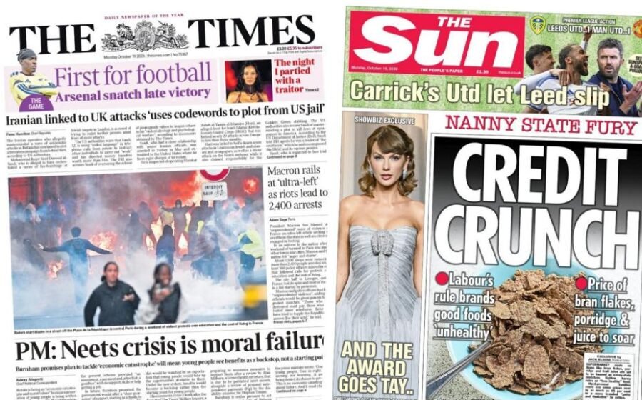 The Papers: 'Neets crisis is moral failure' and 'Credit crunch'