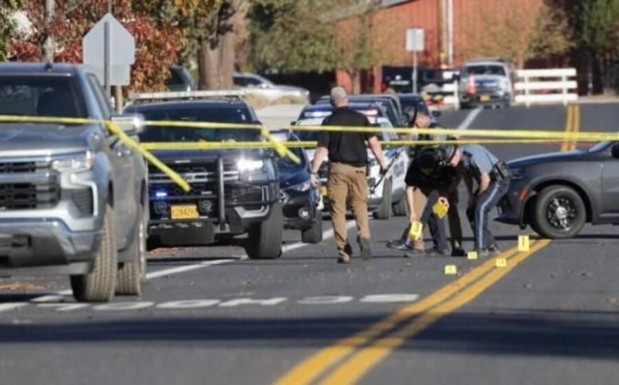 Children aged 5, 8 and 11 killed in US school shooting before suspect shot by bystander