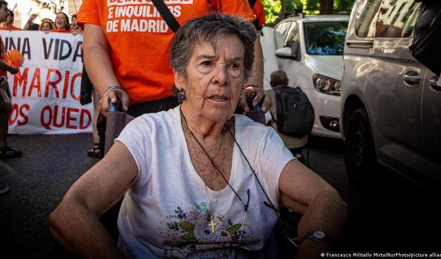 Evicted Spanish pensioner who sparked housing protests has died, Madrid tenant union says