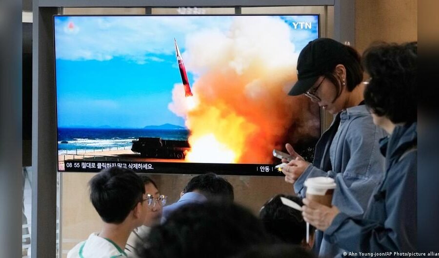 North Korea fires ballistic missile into sea, Seoul says