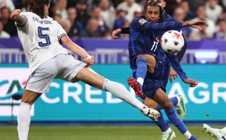 France held 1-1 by Italy in Zidane home debut after Olise stunner
