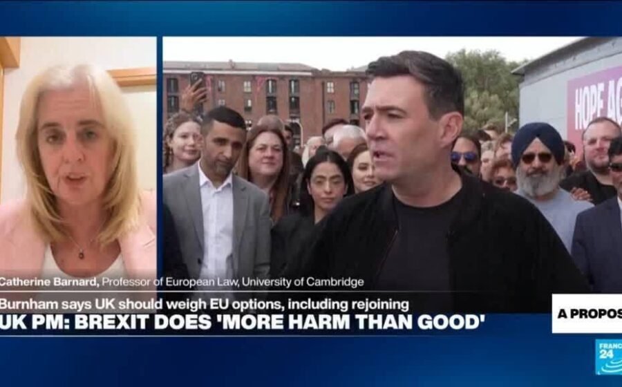 UK PM Burnham reopens divisive debate on rejoining EU