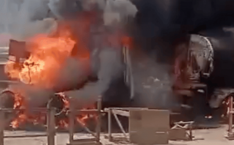 Fuel tanker fire engulfs market in southern Nigeria