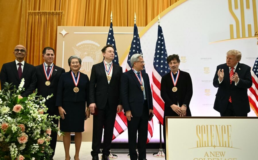Trump gives top US science awards to Elon Musk and other tech executives