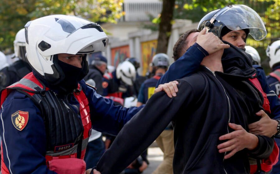 Student protests spread in Albania as demonstrators call for PM resignation