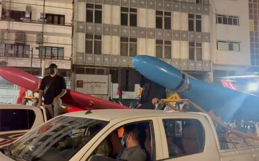 Iran parades Shahed drones through capital