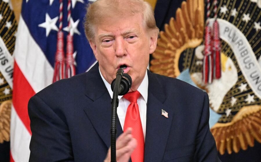 Trump says 'they're making a determination' on livestream of Hasan execution