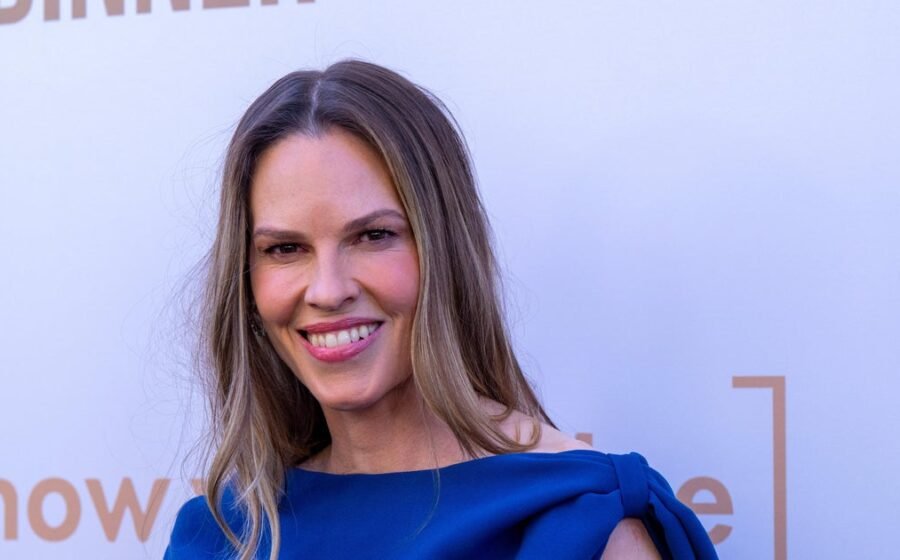 Hilary Swank announces she is pregnant with her third child at 52