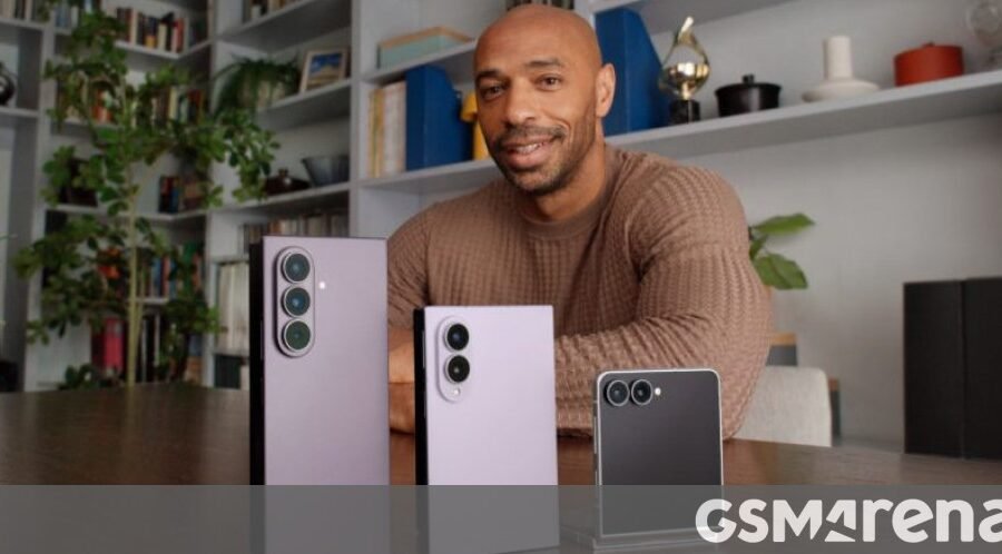 Samsung signs Thierry Henry to promote the Galaxy Z Fold8, Fold8 Ultra, and Flip8