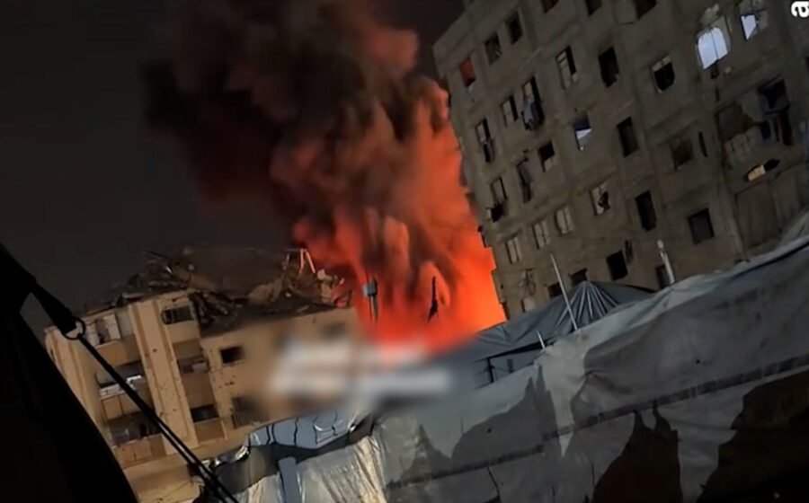 Israeli attack destroys building in Gaza one year into ‘ceasefire’