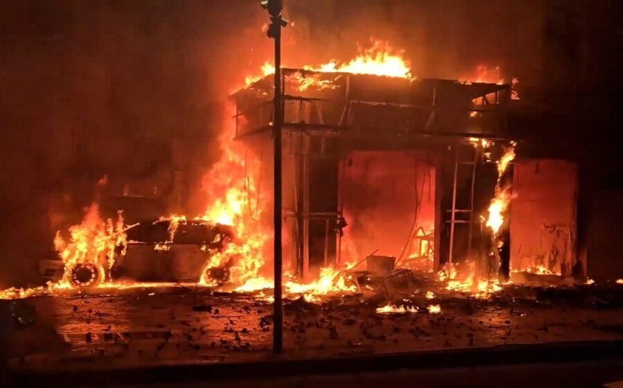 Fire engulfs Albania’s Supreme Court as protests enter fifth day
