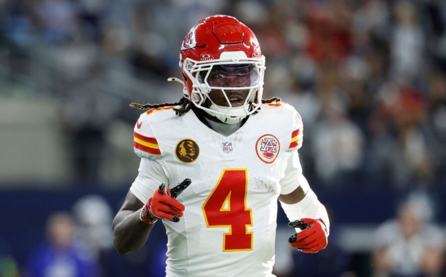 Chiefs WR Rice out Sunday vs. Chargers with hamstring injury