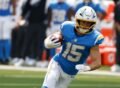 Chargers' McConkey, back from Week 4 injury, exits with concussion