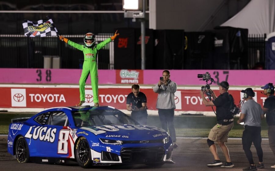 Kyle Busch's 11-year-old son highlights celebration of life ceremony with burnout