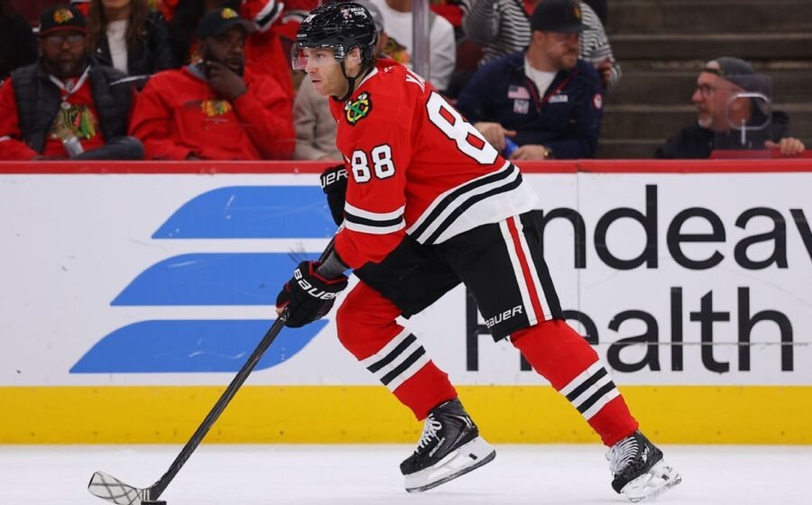Kane sets record for assists by U.S.-born player with helper on Bedard goal