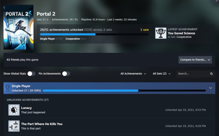 Steam Achievement Sets will stop DLCs from ruining your 100 percent record