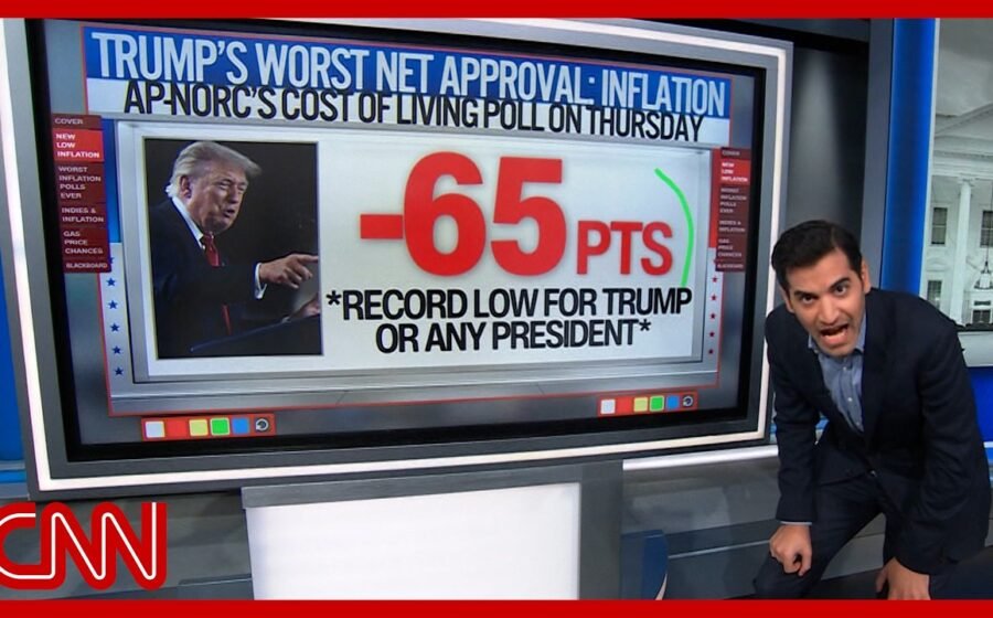 Trump just hit an all-time low on inflation: Enten & NewsNight unpack