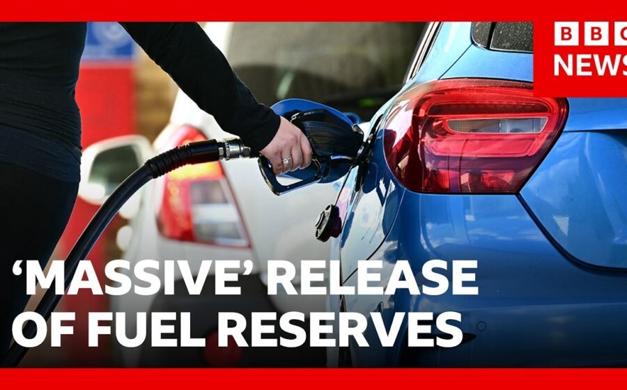 Why will the G7 release 100m barrels of European fuel reserves? | BBC News