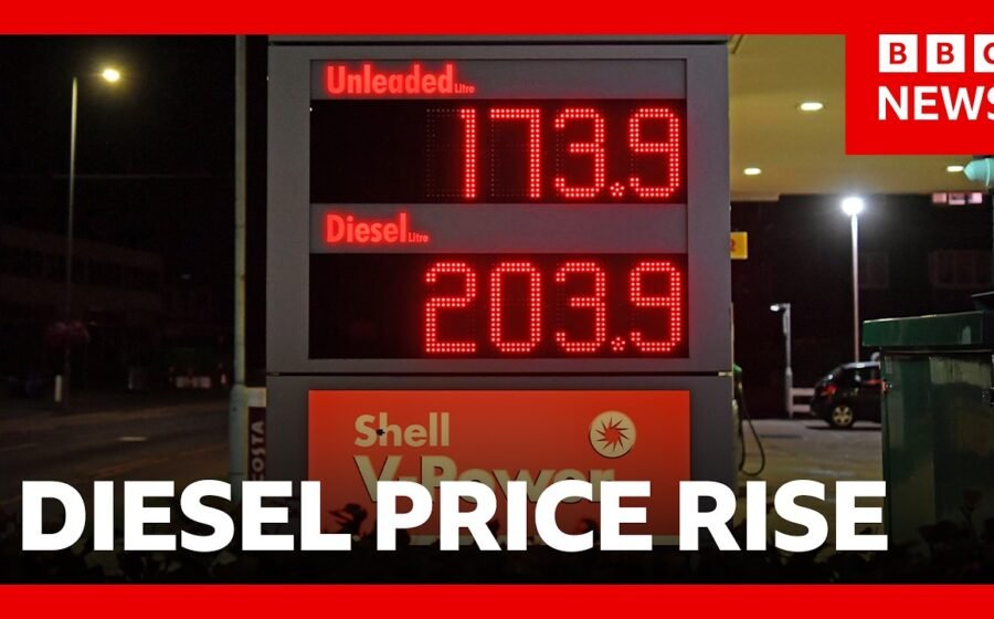 Why has UK diesel price hit an all time high? | BBC News