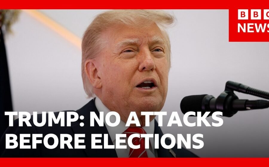 President Trump says the US won’t attack Iran before crucial midterm elections | BBC News