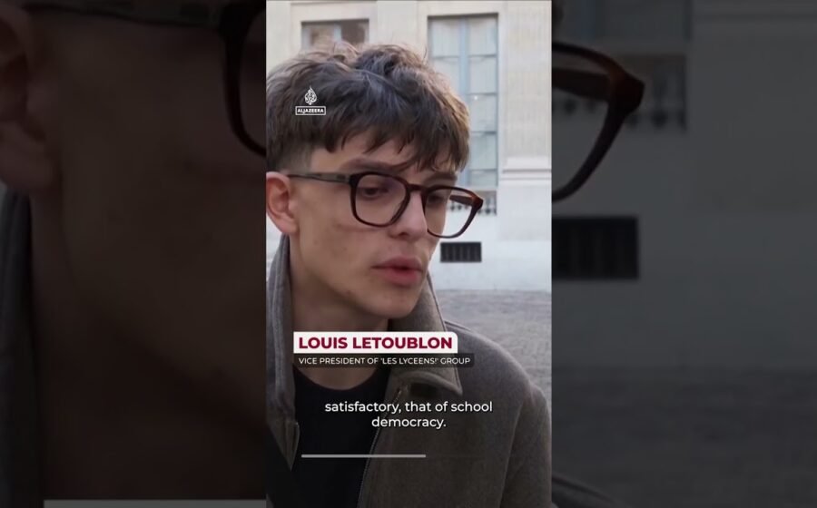 Police use tear gas and water cannons on student protestors in Paris | AJ Shorts