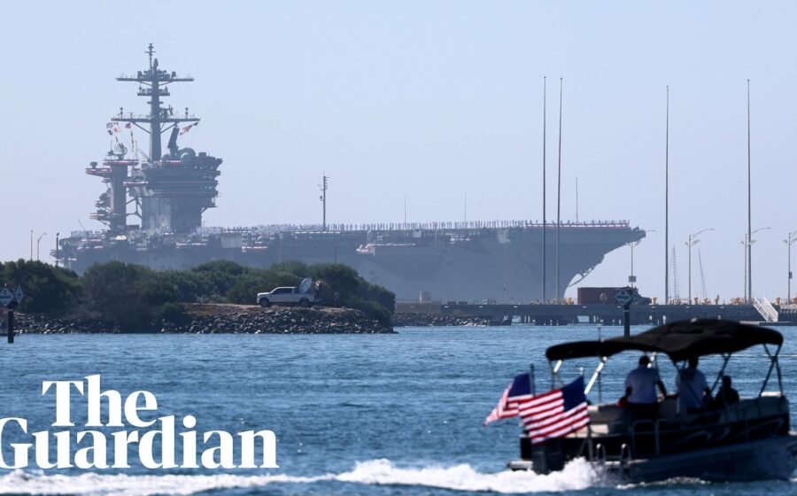 USS Abraham Lincoln returns to US after record-long deployment – watch live